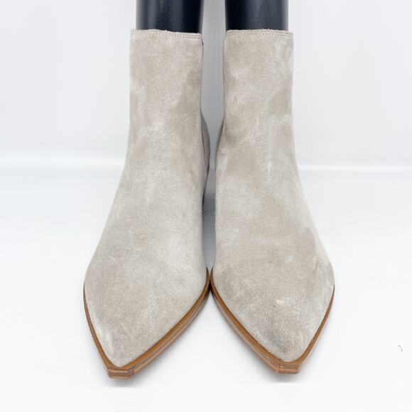 Marc Fisher Women's Yikalo Suede Leather Chelsea Bootie Taupe Size 9 M - Picture 3 of 15